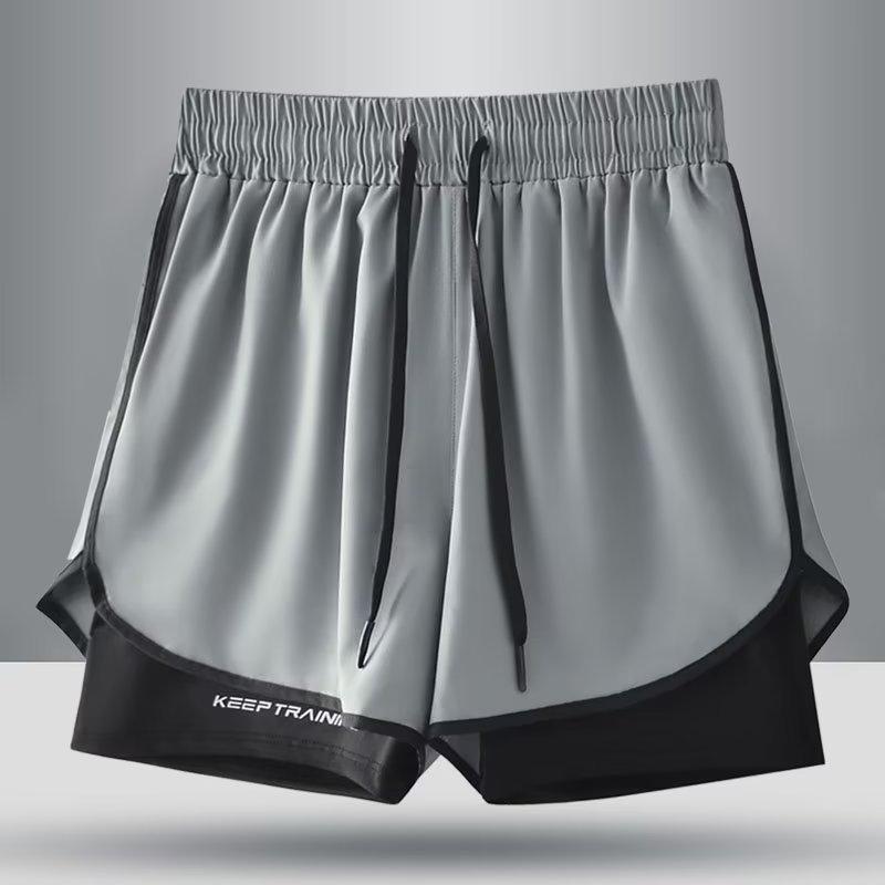 Men's Quick-Dry Summer Sports Shorts for Basketball, Running, and Fitness - Anti-Embarrassment Design