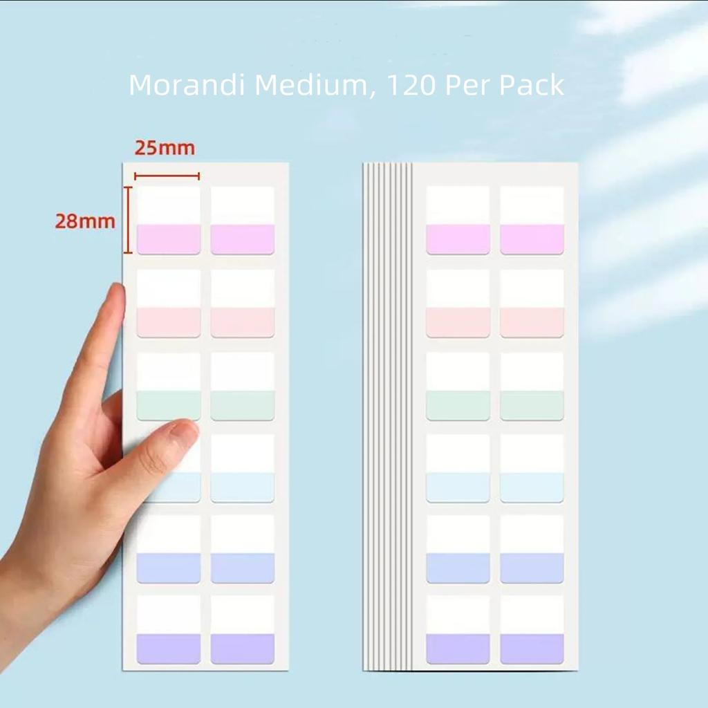 Writable and Removable Index TabsLabel StickersLoose-leaf NotebookBook ClassificatioSmall Strip MarkersnSticky Notes Tabs