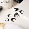 AOEDEJ 1Piece Stainless Steel Nose Ring 8-25mm Horseshoe Shape Septum Rings Colour Nose Studs Earring Punk Body Piercing Jewelry