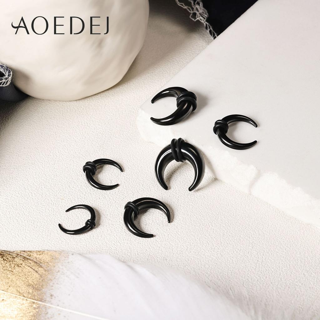AOEDEJ 1Piece Stainless Steel Nose Ring 8-25mm Horseshoe Shape Septum Rings Colour Nose Studs Earring Punk Body Piercing Jewelry