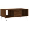 Vidaxl Coffee Table, Brown Oak, 90X50X36.5 Cm