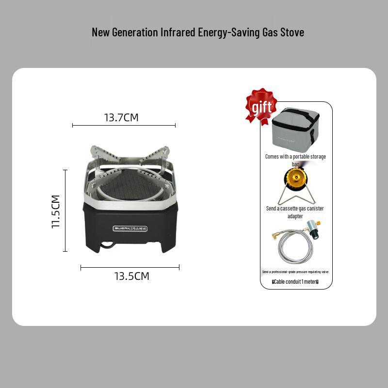 BUERK 4KW Infrared Windproof Split Camping Stove
