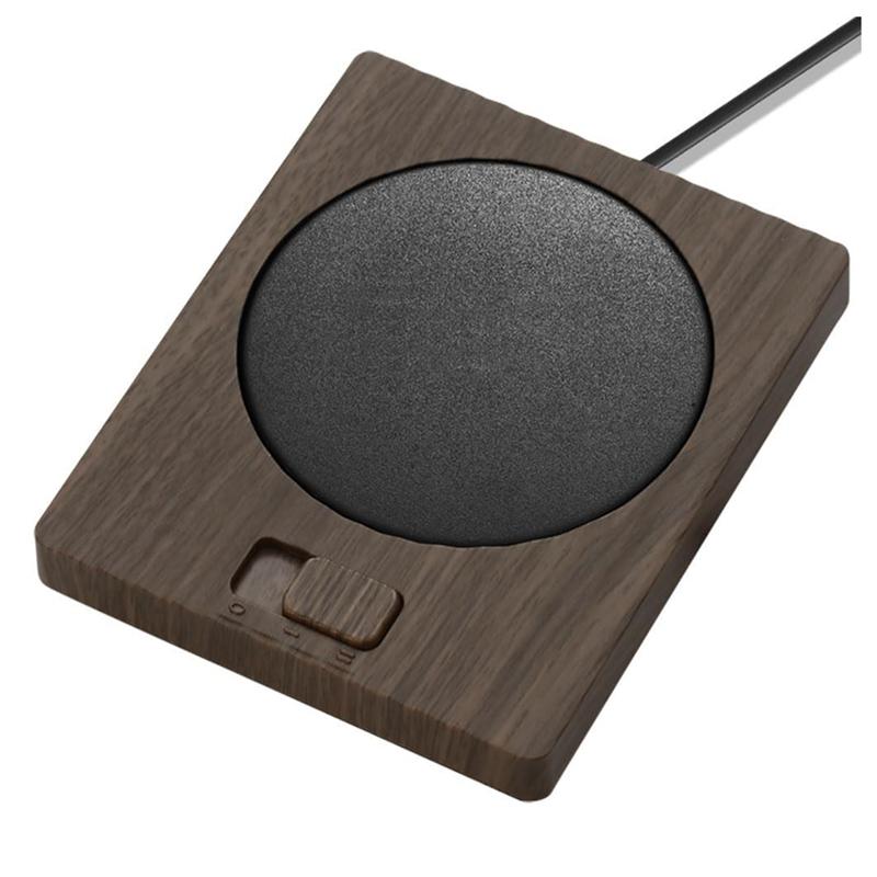 CYCLI-Cup Warmer With Metal Heating Plate 2 Temperature Settings For Office Desks US Plug