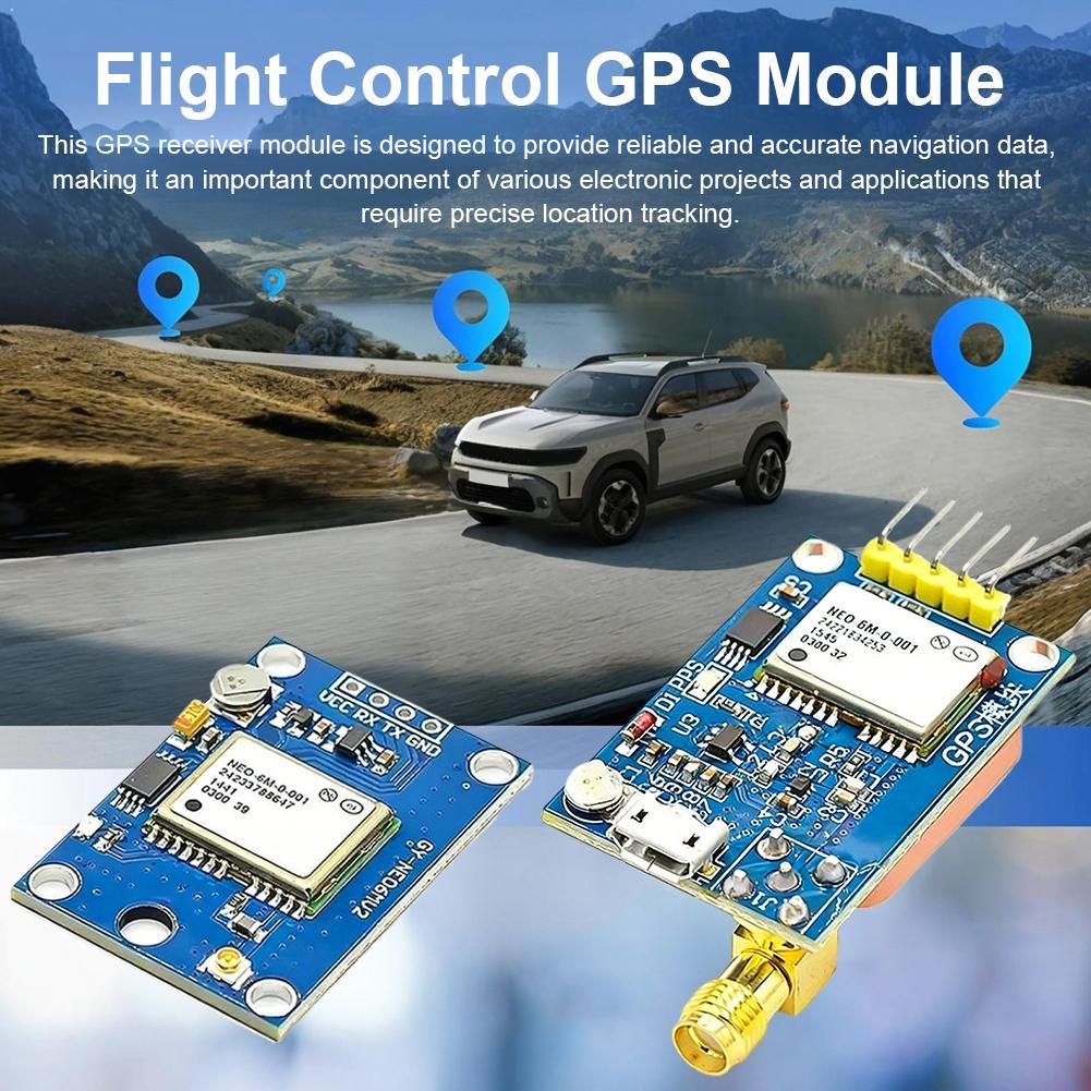 NEO-6M NEO-7M NEO-8M Flight Control GPS Module, Versatile GPS Receiver Module, Ceramic Antenna Module Ceramic Chip