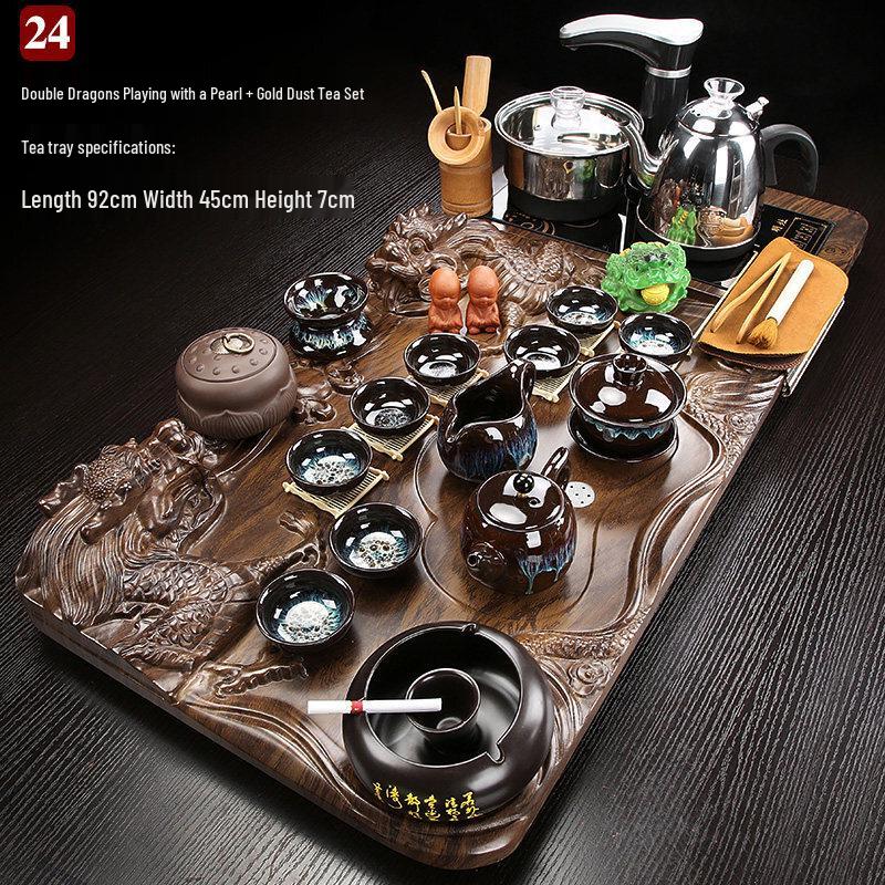 Automatic Ceramic Kung Fu Tea Set