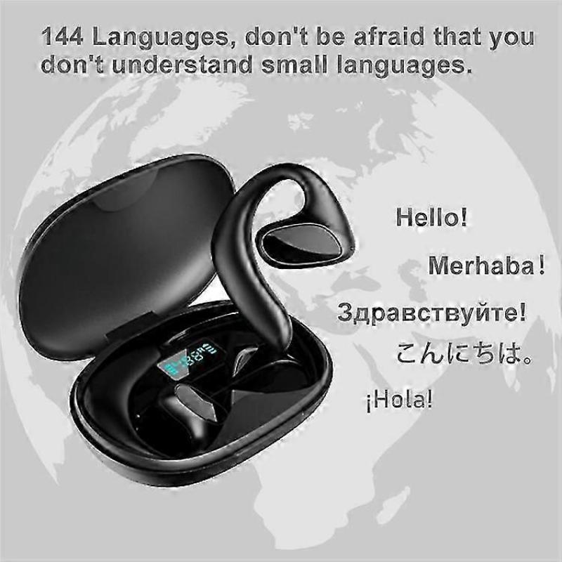 M8 144-Sprachen-Übersetzungskopfhörer mit Geräuschunterdrückung, intelligentem Sprachübersetzer, TWS Bluetooth-Headset