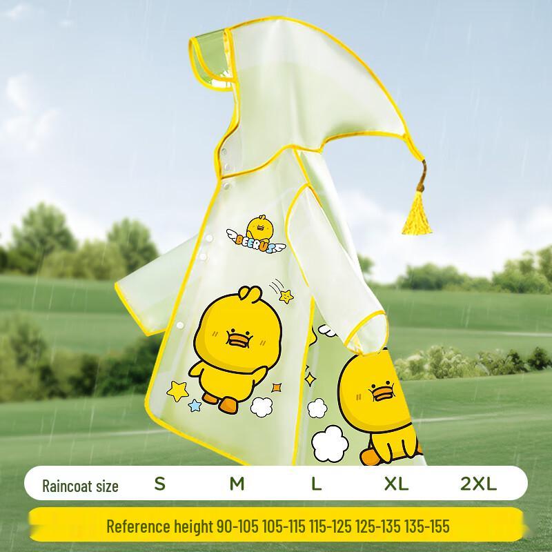 Children s Cartoon Waterproof Raincoat XL