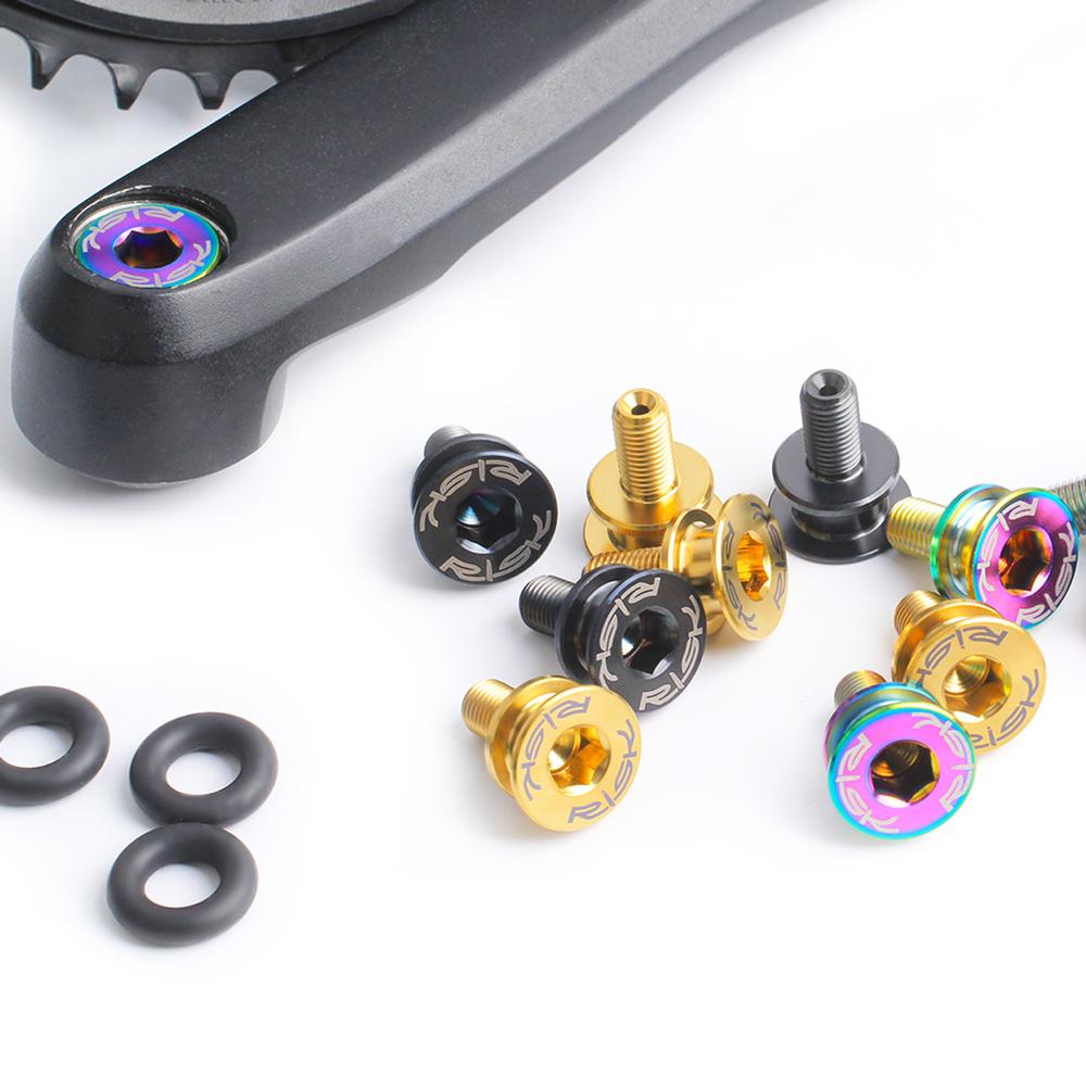Tretlagerschraube Titanlegierung Vierkant M8x15mm Wasserdicht Kompletter Satz für Mountainbikes Leicht Langlebig woohoo