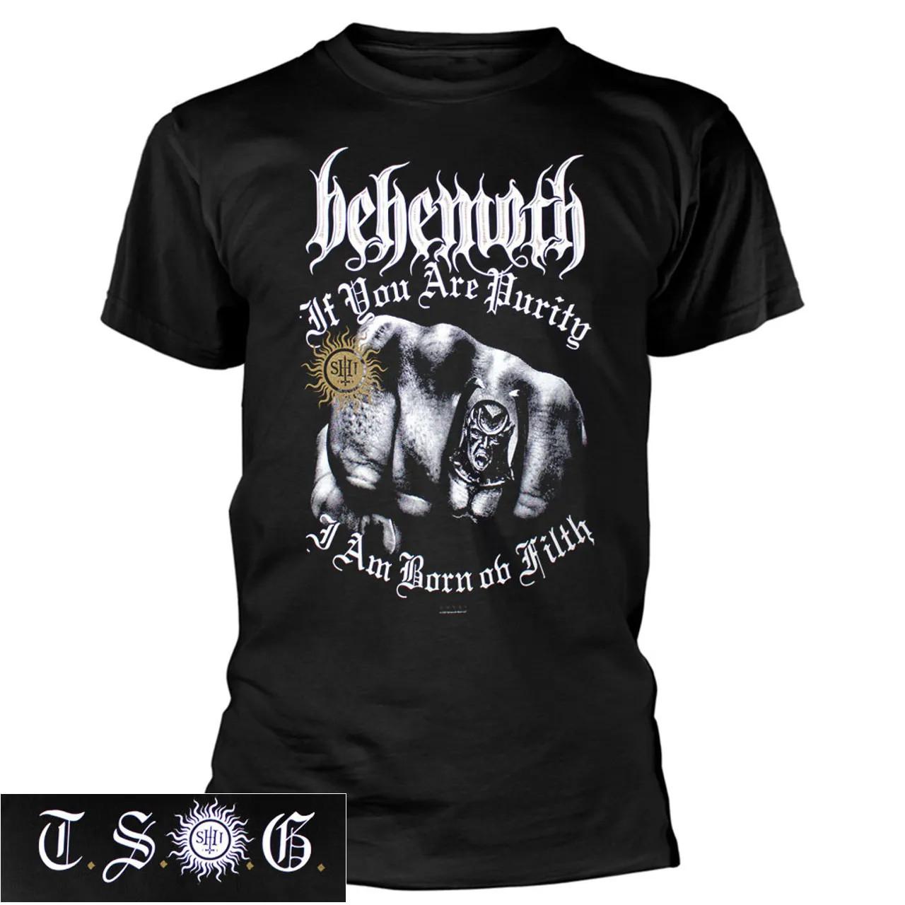 Behemoth The Shit Ov God Purity Fist Shirt Black Metal Official Band Merch S