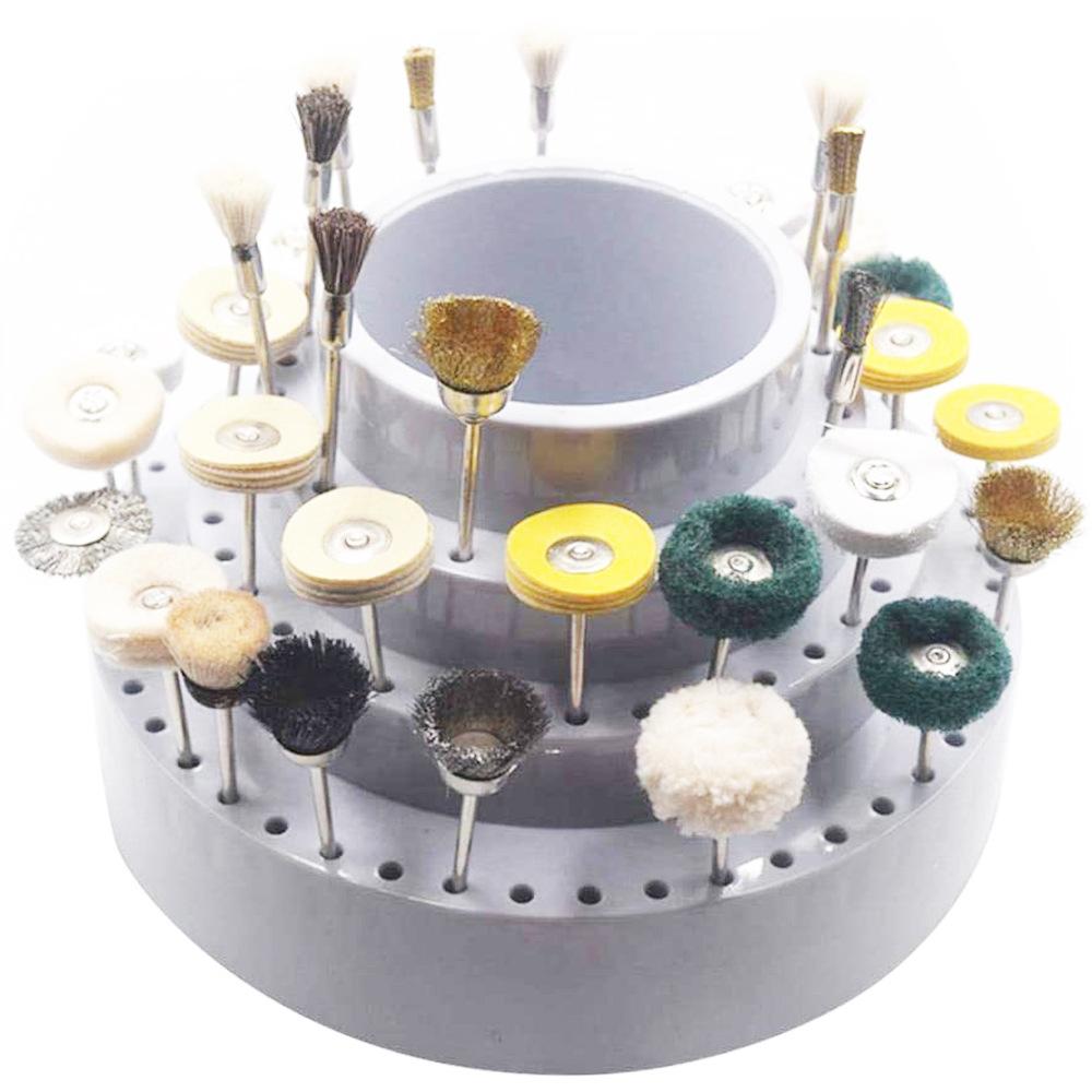 Plastic Large Gray Rotatable Storage Box, Drill Bit, Drill Needle, Grinding Head Parts, Plastic Tool Box