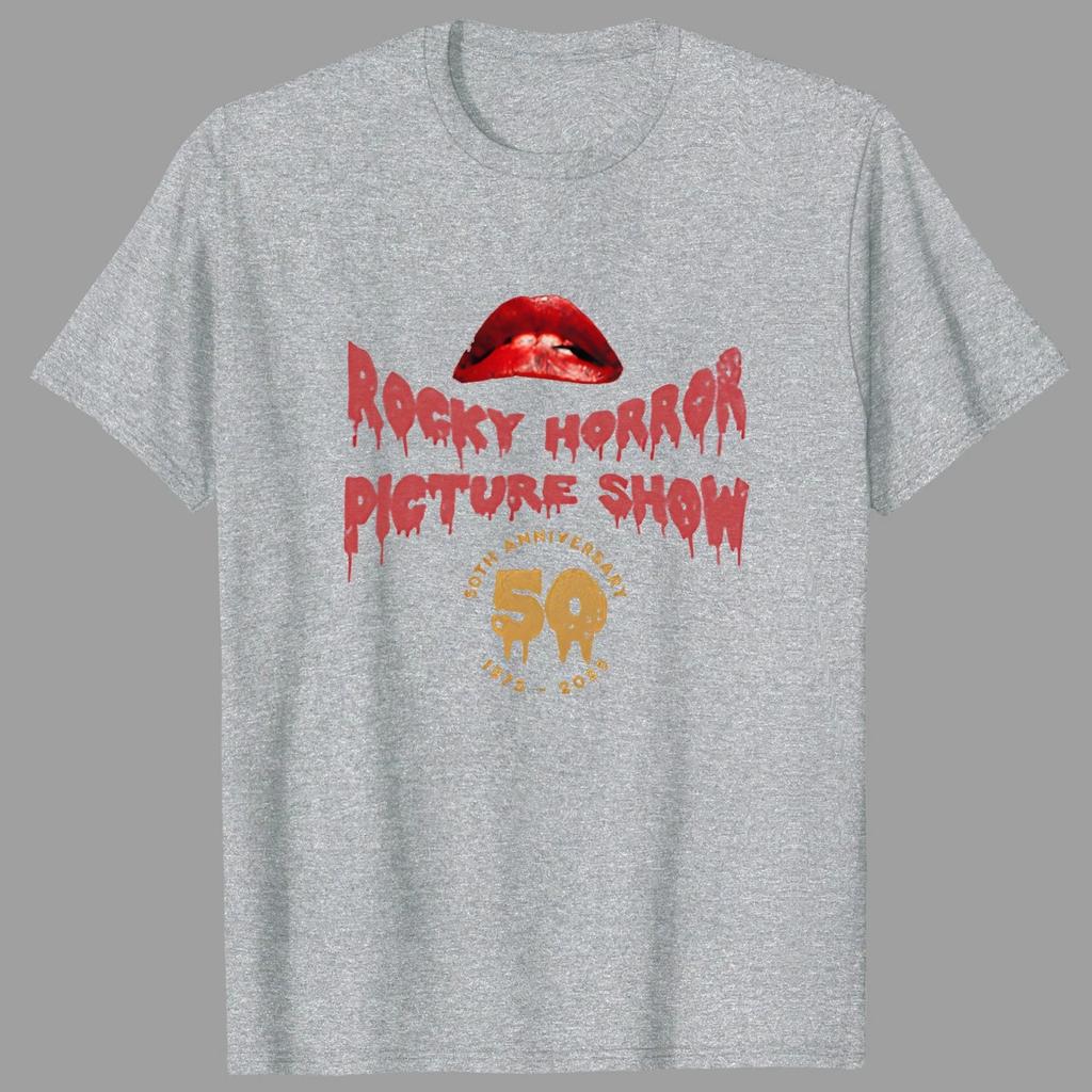 Hot Sale The Rocky Horror Picture Show 50th Anniversary 1975-2025 TShirt High-end Luxury Is for Both Men and Women Top Y2k
