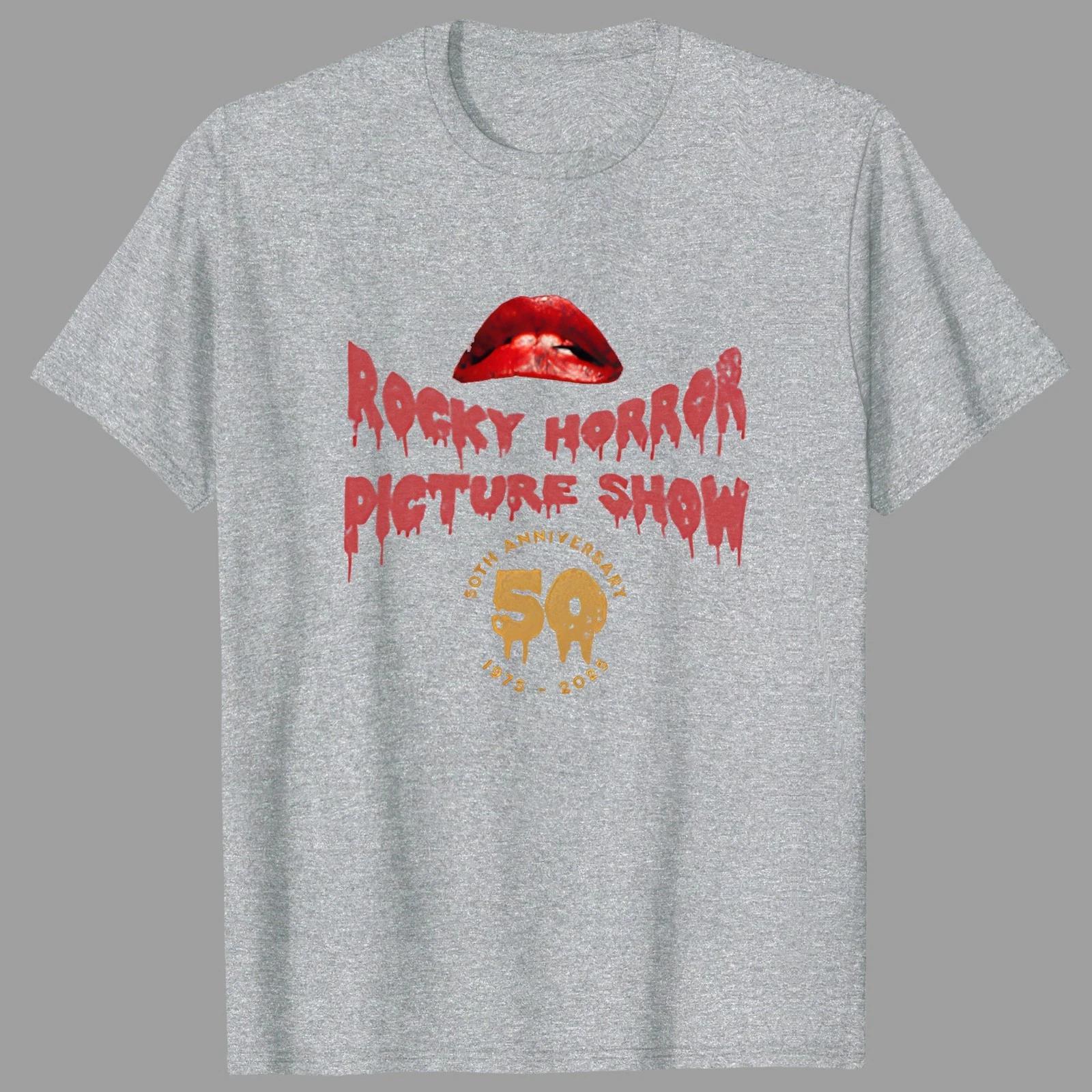 

Hot Sale The Rocky Horror Picture Show 50th Anniversary 1975-2025 TShirt High-end Luxury Is for Both Men and Women Top Y2k 4XL