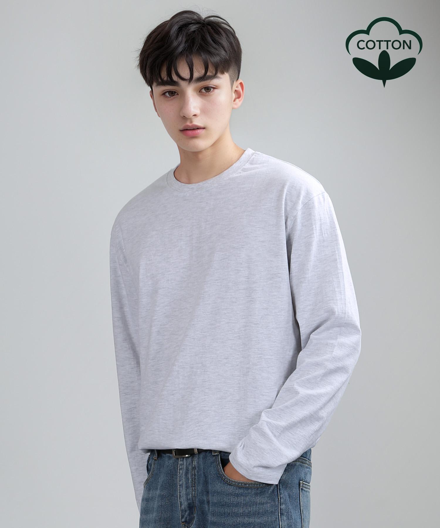 Johnny West Basic Classy Long Sleeve (Heather Melange) 48