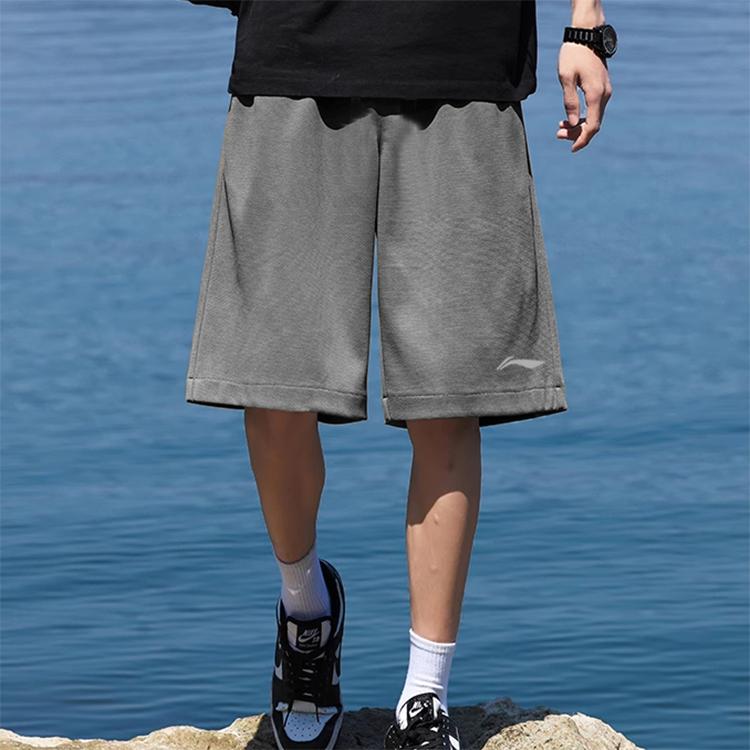 Li Ning Casual Shorts Unisex Ultimate Gray Thin AAPU217-2#W