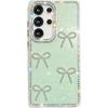 Suitable for Samsung GalaxyzA17 Flash Diamond IMD Bow Mobile Phone Case S25ULTRA A07 A55A56