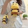 Peluche Ape Miele Carini Morbidi Insetti Volanti Animali Adorabile Ape con Ali Bambola Cuscino Peluche Regalo di Compleanno per Bambini