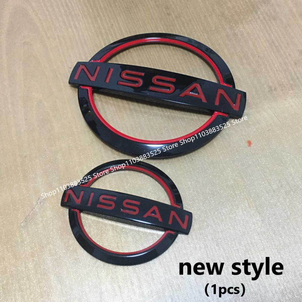 New Style Front Emblem Badge Rear Trunk Badge for Nissan Sentra Qashqai Versa Altima Rogue Sport Nismo GTR Almera Xterra Badge