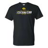 Iowa Hawkeyes Basketball Charge Short Sleeve T-Shirt - Black
