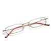 Mini Portable Reading Glasses Ultralight Hyperopia Glasses with Box Metal Frame Men Women Reading Eyewear Presbyopia Eyeglasses