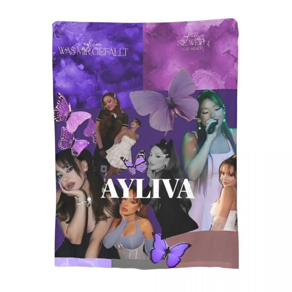 Ayliva Cool Singer Pop Music Blankets Fleece Printed Liebe Tour Cozy Lightweight Throw Blankets for Sofa Office Bedspreads