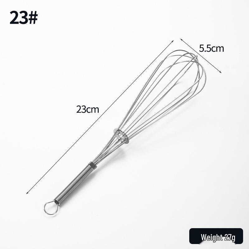 Stainless Steel Mini Spring Whisk for Baking & Beating Eggs