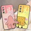 P-Patrick Star S-Spongebob Phone Case For Samsung NOTE 20 10 M23 M53 A80 A70 A50 A30 A24 A13 A12 A07 A06 A05S A04 A03S A03 Cover