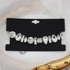 Small Clear High-end Sense Rhinestone Chain Necklace Cold Wind Metal Thick Neck Chain Personalized Collarbone Chain