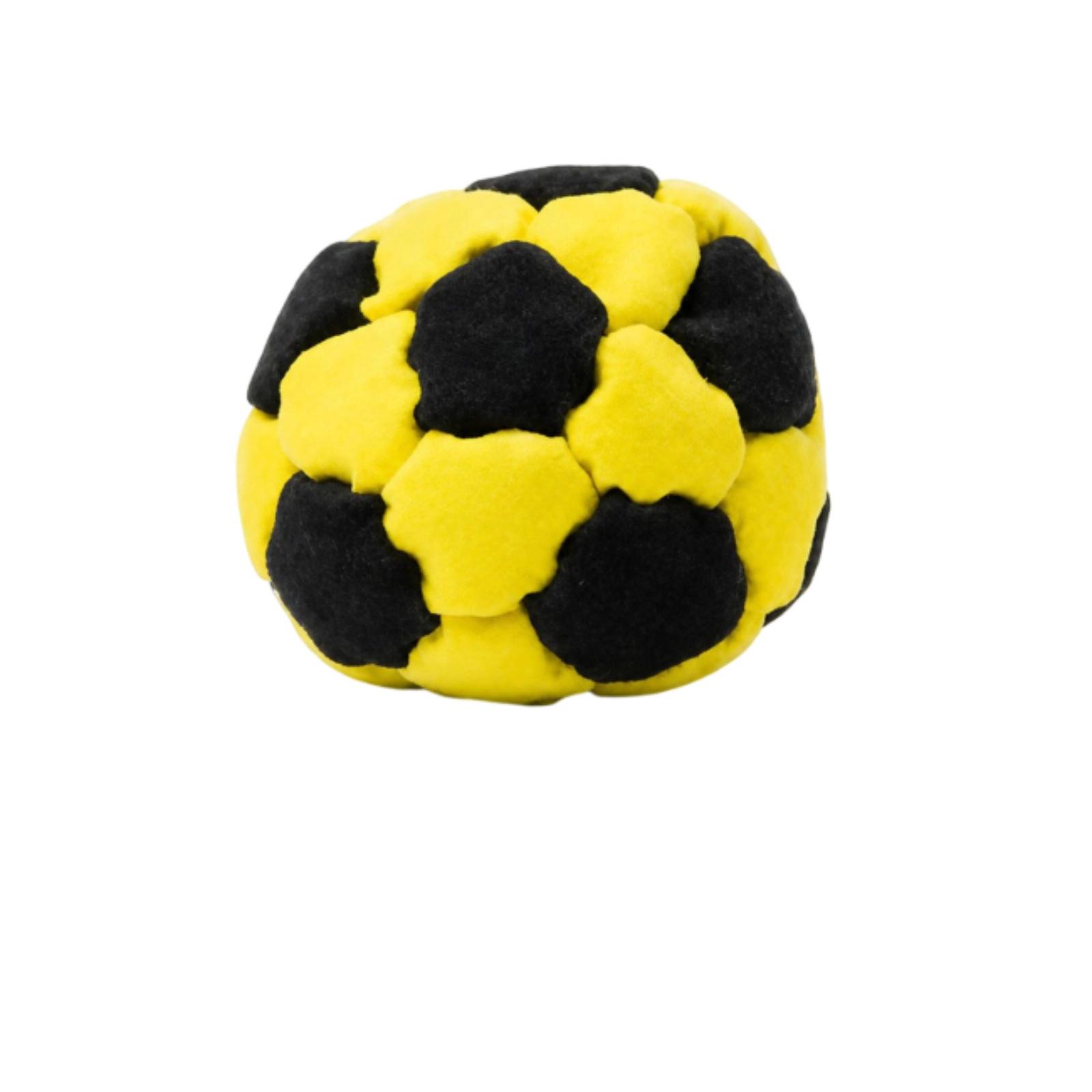 

Beginner Friendly Footbag Soft Fabric for Indoor and Outdoor Use Filled Ball Training Toy Gift One Size жовтий