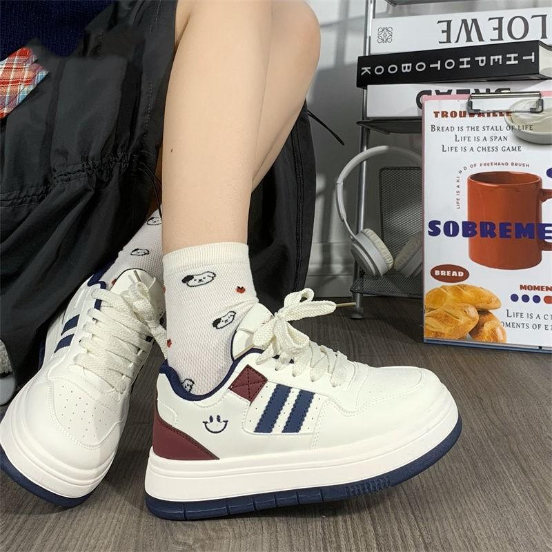 Frühling und Sommer neue Freizeit Campus vielseitige Plattform Studenten Sport niedlich verschleißfest Mode vielseitig Damenschuhe