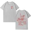 Wijn Kaas Club Grafisch Y2K Esthetiek Ronde Hals T-shirt Zomer Lente Korte Mouw Bedrukt T-shirt Zomer Streetwear