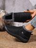 Women's Warm Padded Thickened Snow Boots Comfortable Soft Elastic Thick Sole Non-slip Cushioning Casual Sports Cotton Shoes