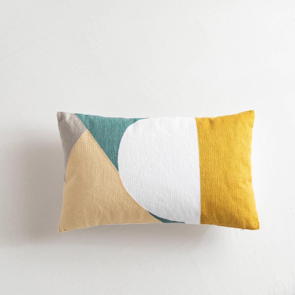 Stylish Embroidered Throw Pillow for Sofa & Car