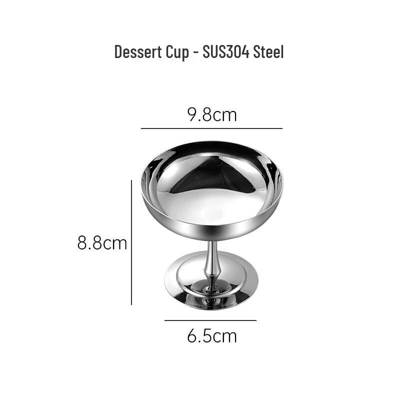304 Stainless Steel Dessert & Snack Serveware