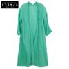 PLAIN PEOPLE Green Linen Gown Coat Coat 9 greenUsed
