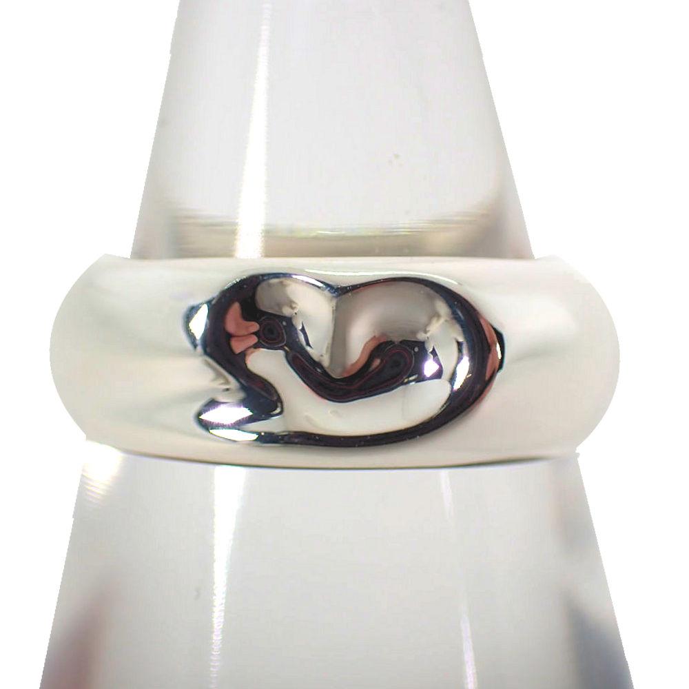 [Used] TIFFANY 925 Heart Ring / Size 11.5 / j5-3