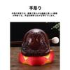 Mokugyo fish made of camphor A solid wood wooden fish drum with excellent A percussion Buddhist altar set including a cushion and Easy to use for