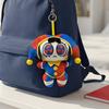 Porte-clés Peluche Clown pour Sac à Dos Mignon Animal en Peluche Porte-clés Doux Mini Pendentif Charme de Sac à Main Cadeau Amusant pour Enfants Femmes