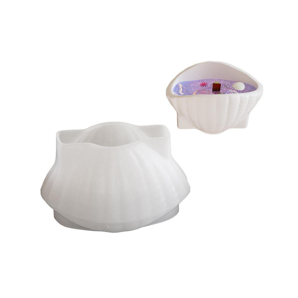 Conch Mould Silicone Tray for Epoxy Resin Castes Sea Snail Jewelry Plate Candle Holder Art Craft Home Decoration