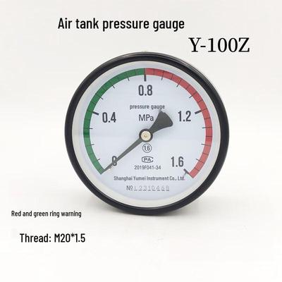 Lixin Axial Rear-Connect Air Compressor Pressure Gauge