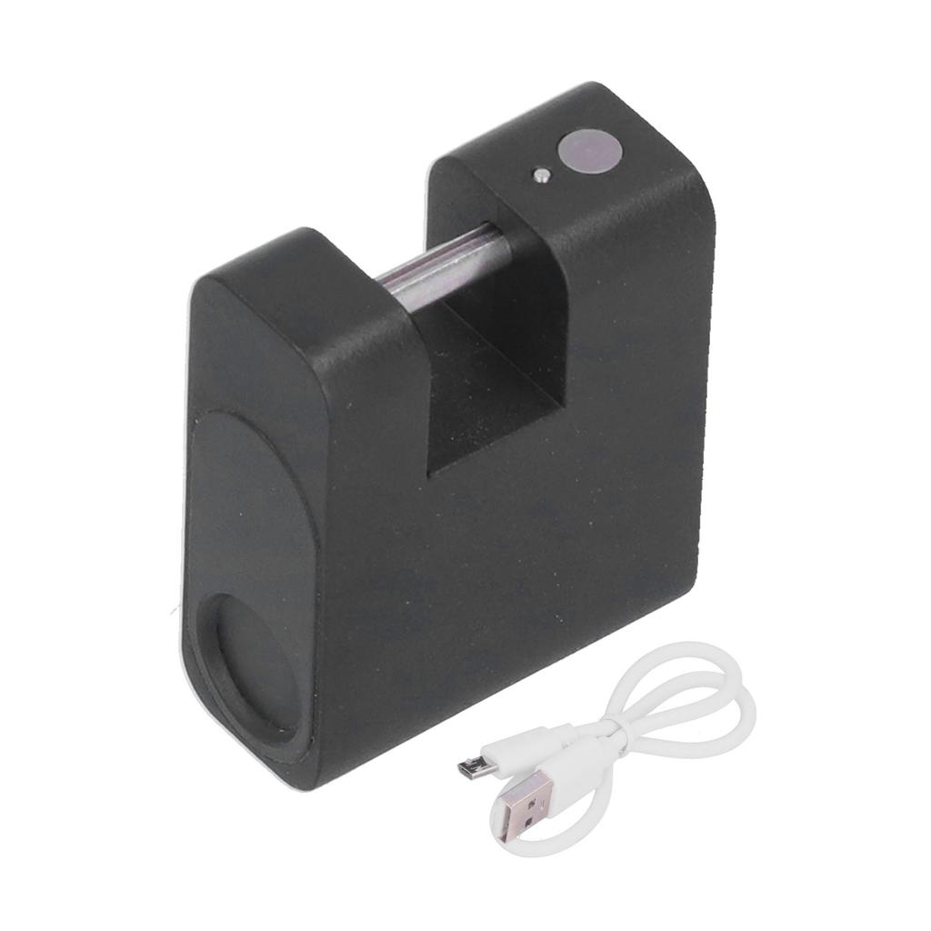 Fingerprint Padlock Anti Theft Electronic Lock for Suitcase Backpack Drawer Cabinet 3.7V