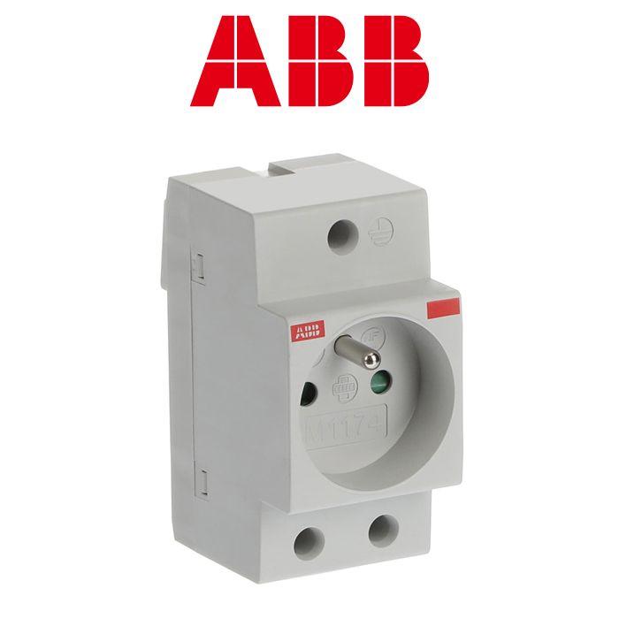 Prise modulaire - ABB - M 1174 - 2 pôles - 16A - 230V