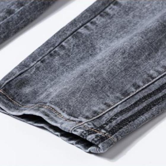 Blugi elastici cu talie înaltă Femeile sunt subțiri și înalte Pantaloni Harlan pentru femei de primăvară și toamnă Pantaloni largi, drepti, ridichi