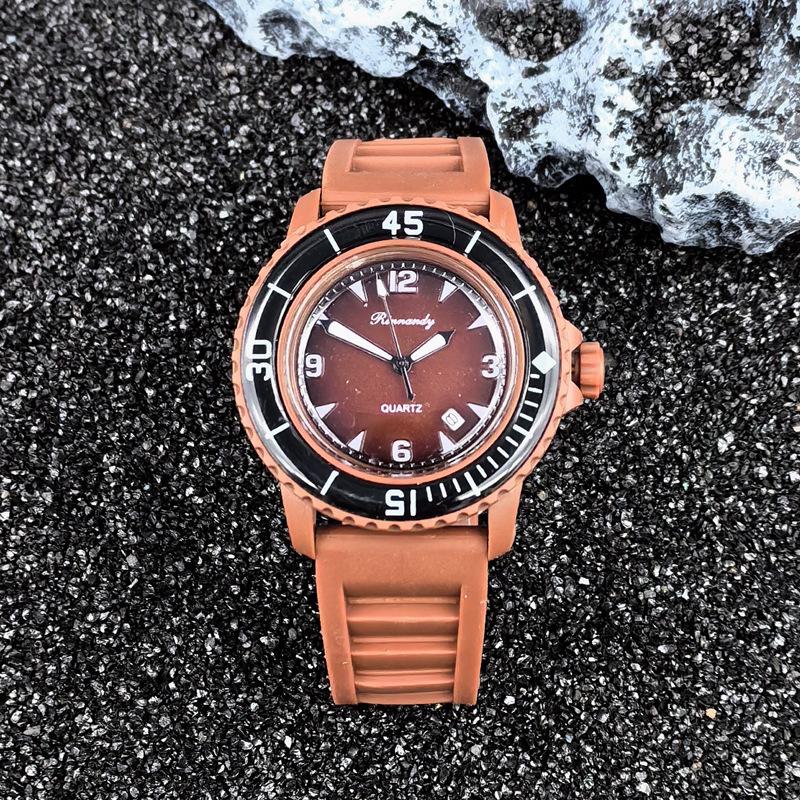 JYL Couple Watch Rolex Style Student Silicone Strap