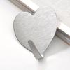 Minimalist Seamless Adhesive Love Heart Wall Hook for Kitchen & Bathroom
