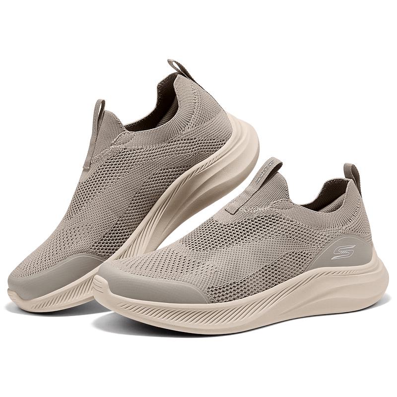 Skechers Men's Slip-On Breathable Mesh Walking Shoes 118156
