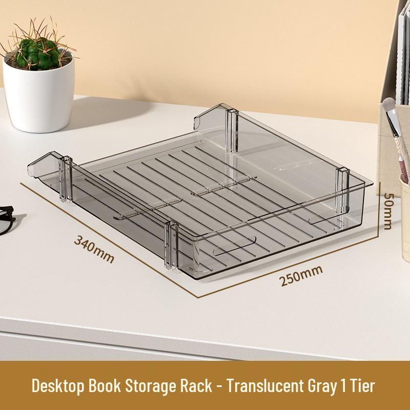 Acrylic Desktop Bookshelf for Students and Office