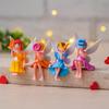 CraftIndia Set of 4 Dolls with Love Miniature Toys