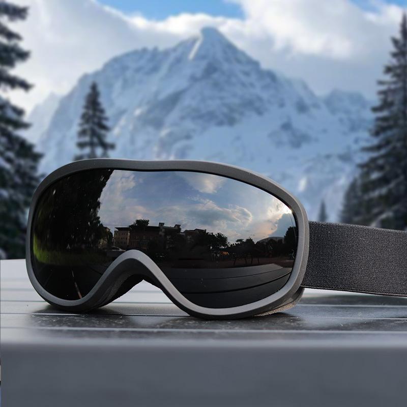2026 Smart Photochromic Magnetic Flip Up Ski Goggles Double Layer Anti Fog Lens Unisex New Snowboard Glasses for Mountain