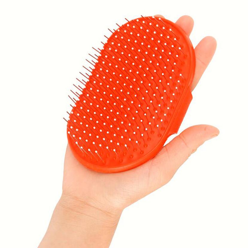 Grooming Supply Massaging Comb Pet Bath Brush 1Pc For Hair Fur Washing Brushes Needle Comb