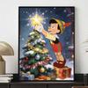 Disney Diamond Painting 5D DIY Pinocchio Christmas Tree Wall Decor Craft Handmade Gift